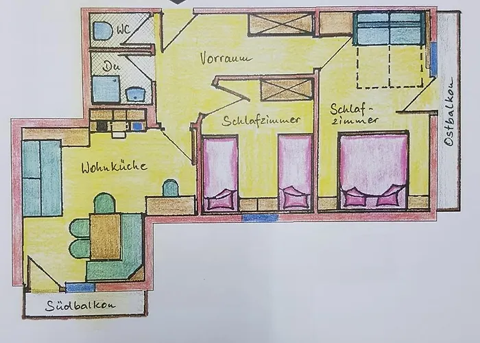 公寓 Appartementhaus Sonne